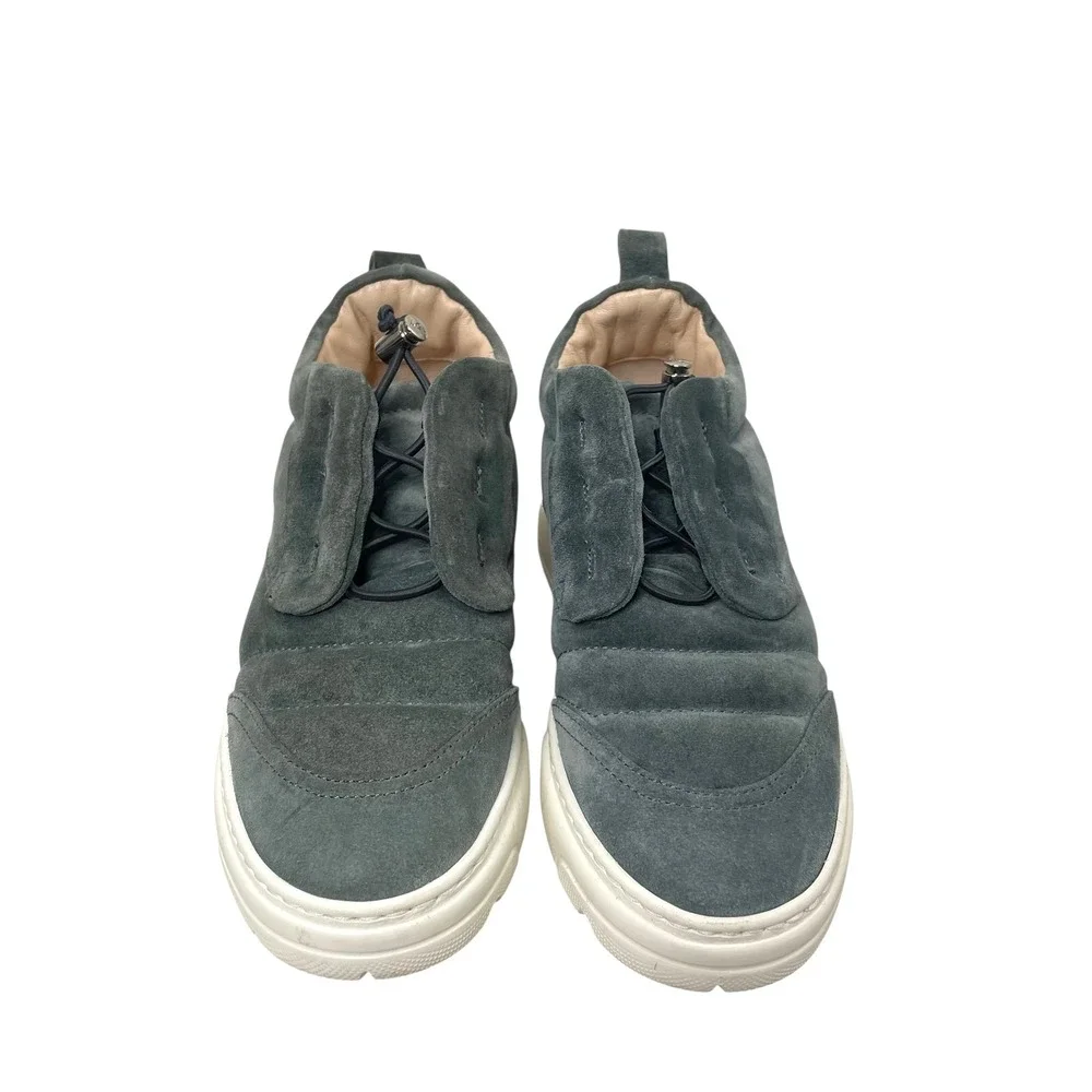 AGL Venus Suede Sneakers Size 37.5 sage green ATTILIO‎ GIUSTI LEOMBRUNI